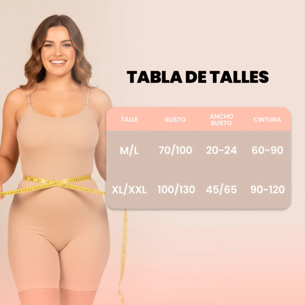 Pack 3x1 | Catsuit Corto Modelador con Tazas