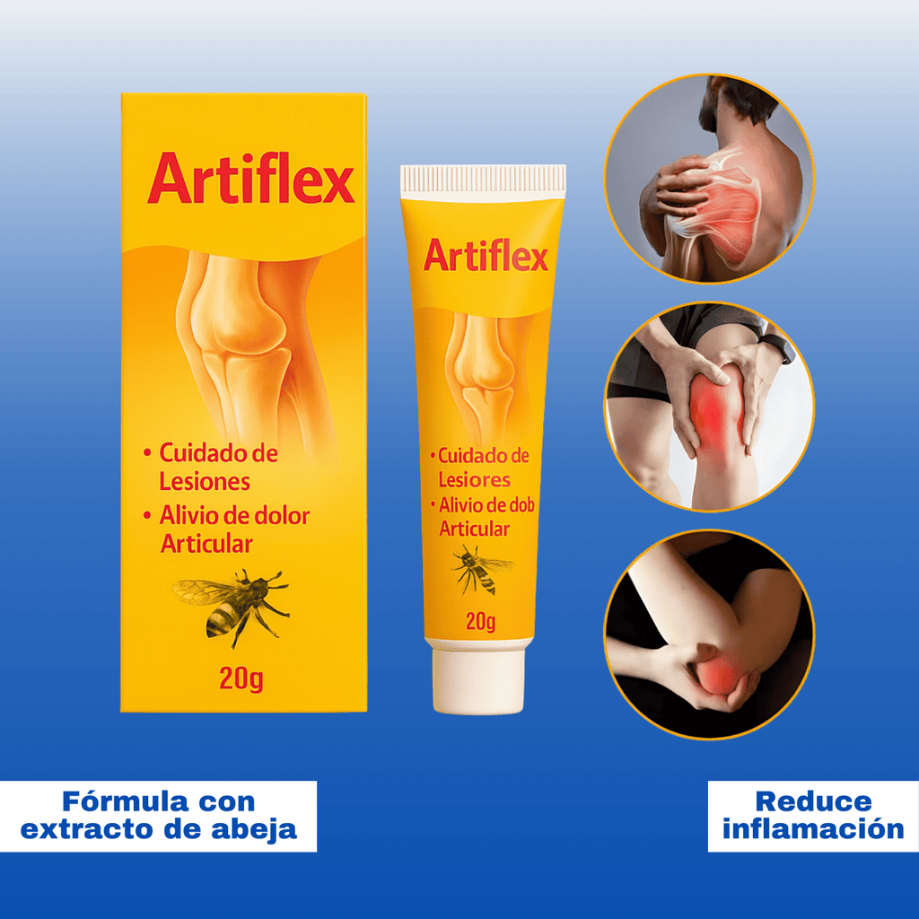 Crema Artiflex - Compre 1 y llévese 2 - Alivio inmediato de músculos y articulaciones